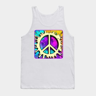 Peace Color Splash Tank Top